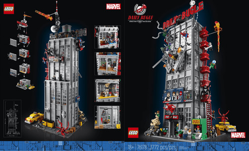 Lego daily bugle - bugle,