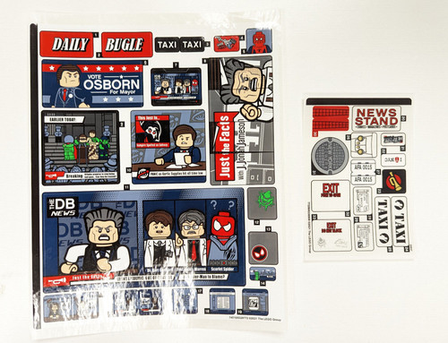 Lego sticker sheet for - sticker, 76178